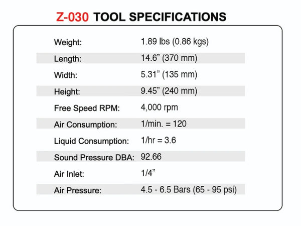 Tornador Max Z030 Cleaning Tool