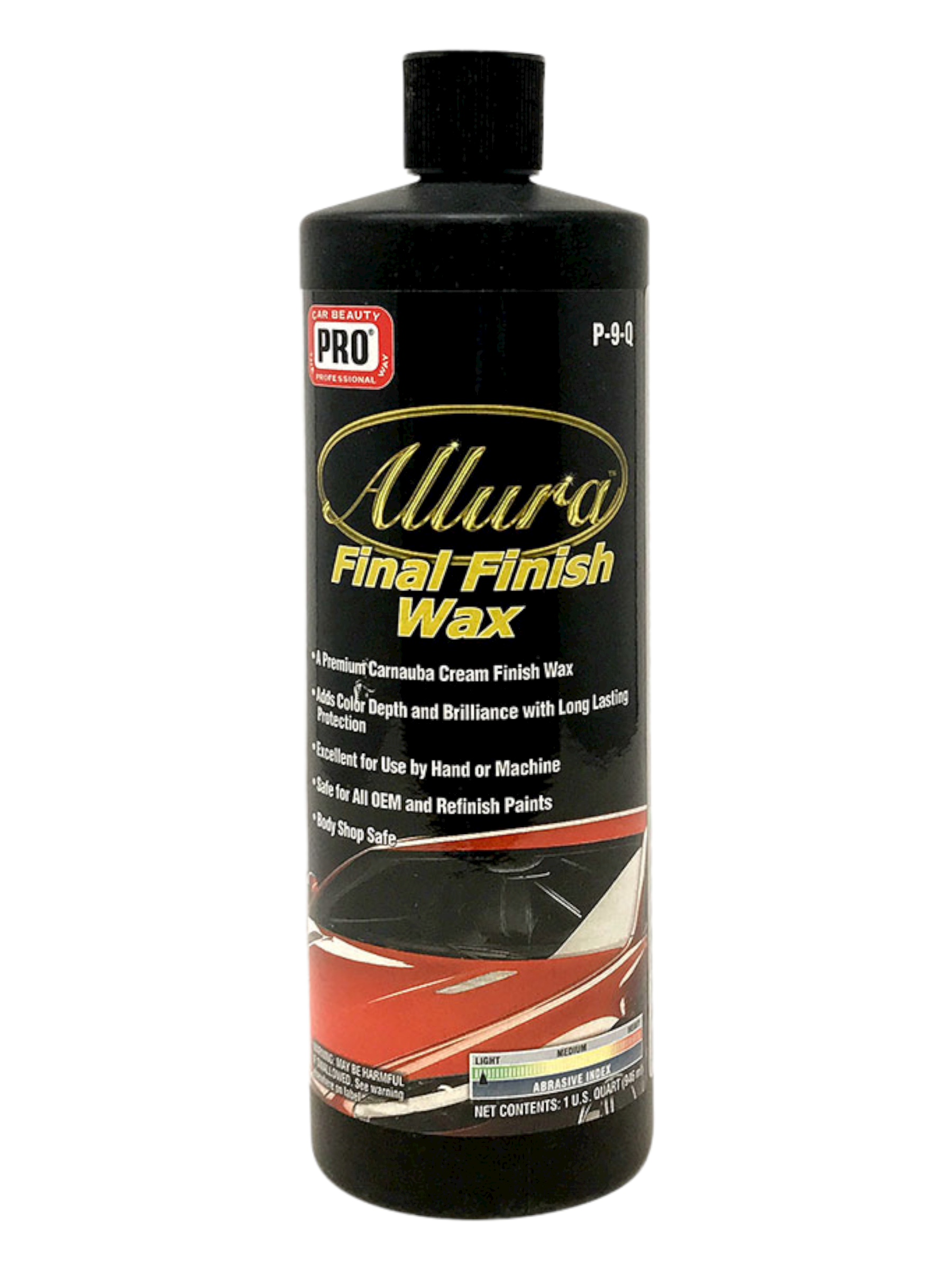 Allura Final Finish Wax Quart Automotive Dealer Supplies