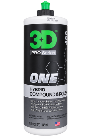 3D ONE 400 Hybrid Compound & Polish