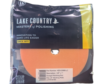 6.5" ORANGE HD ORBITAL POLISH PAD