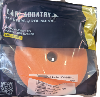 5.5" ORANGE HD ORBITAL POLISH PAD
