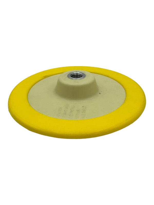 FLEX-O YELLOW HD VELCRO BACKING PLATE - 6" | Automotive Dealer Supplies