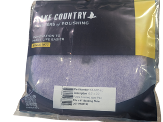 6.5" X .75" PURPLE FOAMED WOOL PAD