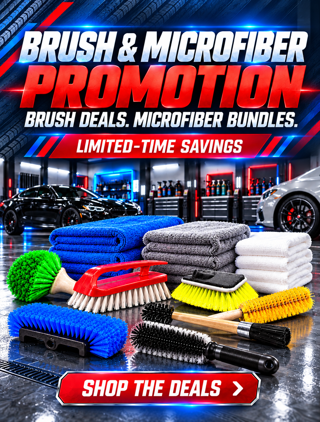 Brush promotion website slideshow cell phon