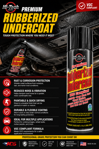 Rubberized Premium Undercoating - 17OZ
