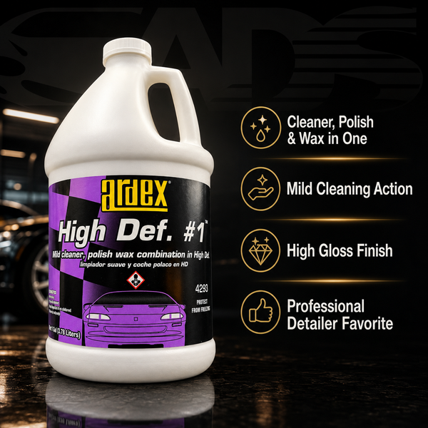High Def. #1 - Cleaner, Polish & Wax Combo