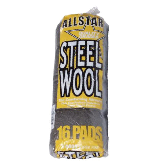 Steel Wool Pads #0000 (16/Pack)