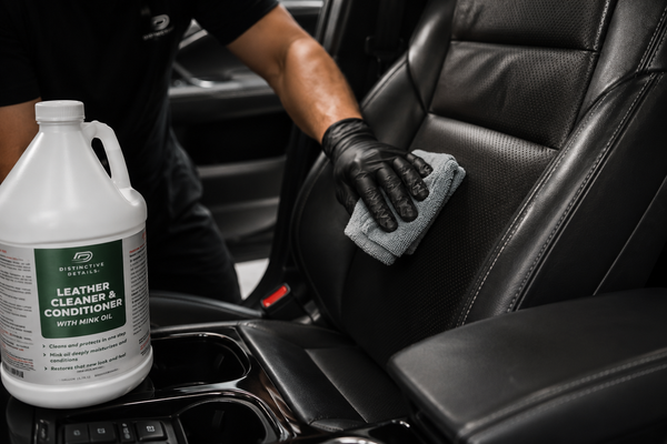 LEATHER CLEANER AND CONITIONER WITH MINK OIL