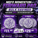 MOFO Microfiber Buff Pad - White/Purple - 7.5"