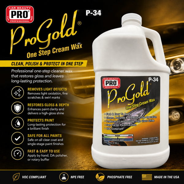 ProGold One Step Cleaner & Wax