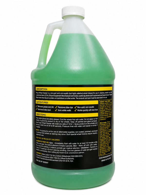 Proper Non-Acid Wheel Cleaner