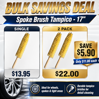 Spoke Brush Tampico - 17"