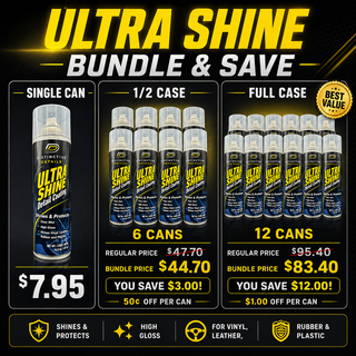 Ultra Shine Aerosol Interior Dressing - 18oz