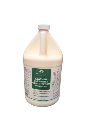 LEATHER CLEANER AND CONITIONER WITH MINK OIL