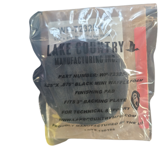 3.25" BLK MINI STD WAF FUINISH PAD