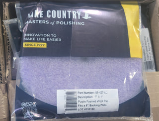 7" X 1" PURPLE FOAMED WOOL PAD