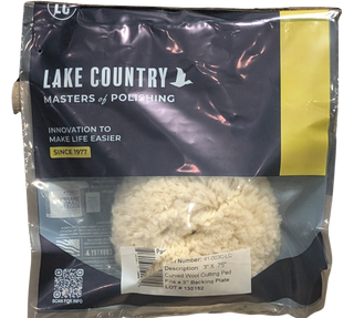 3" CURVED WOOL CUTTING PAD