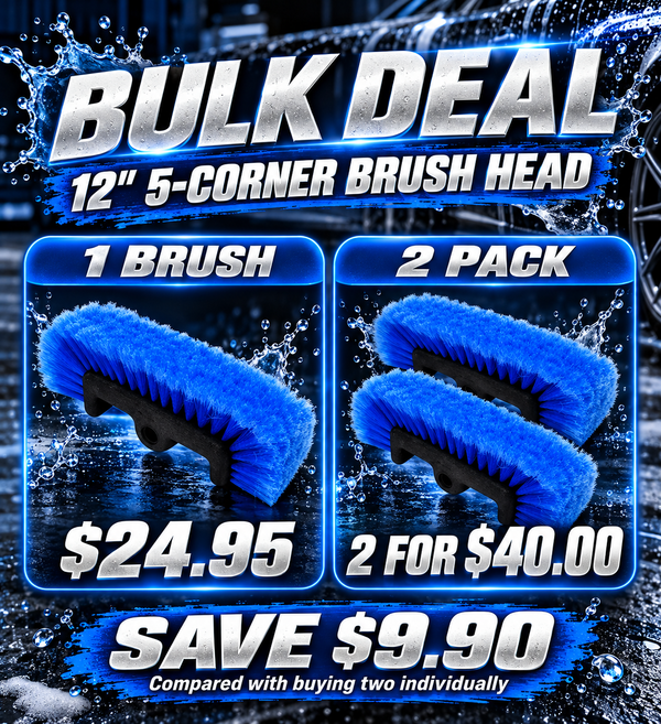 12" Wash Brush with Soft Bristles