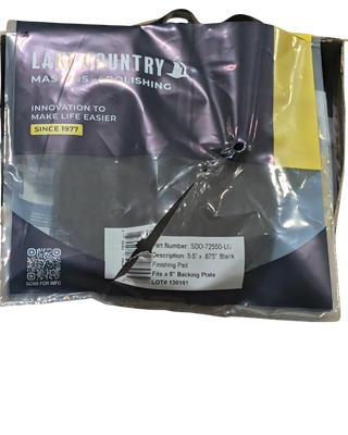 5.5" BLACK SD ORBITAL FINSIH PAD