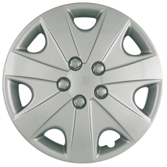 Universal Silver Wheel Covers 15" - 41415S