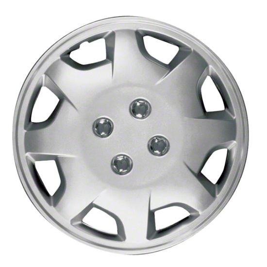 Universal Silver Wheel Covers 15" - 12415S