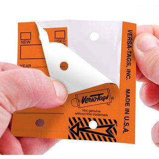 Buy orange Key Tags - Plastic Wrap Versa Tags - 250 CT