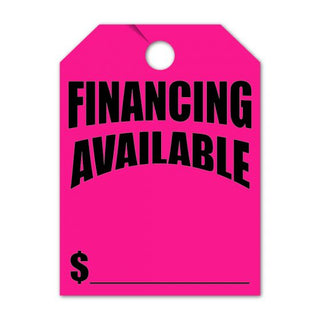 Buy fluorescent-pink Mirror Hang Tags