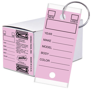 Buy lilac Key Tags - Plastic Wrap Versa Tags - 250 CT