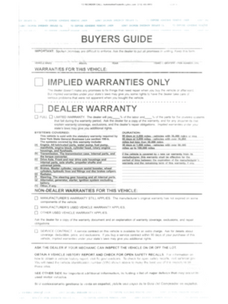 Buyers Guide - Federal Implied - 100 CT **NEW AND UPDATED ...