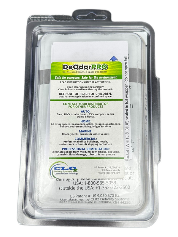 Chlorine Dioxide Odor Eliminator - RV / Marine / Big Rig