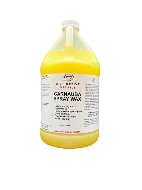 Carnuba Spray Wax - Gallon  Automotive Dealer Supplies