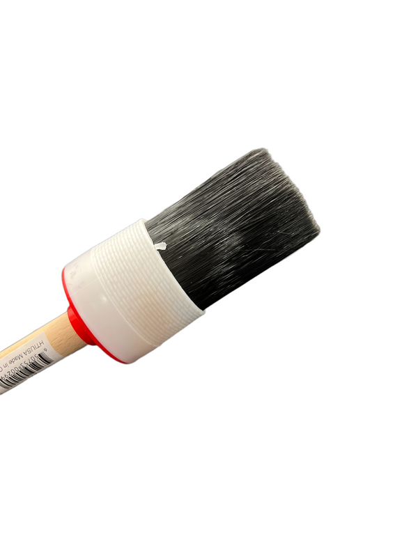 Black Round Bristle Brush